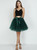 Dark Green 7-Layer Short Tulle Skirt