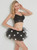 Black LED Tulle Mini Tutu Skirt