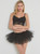 Black 5 Layer Mini Tutu Skirt