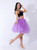 Women Lavender Tulle Short Dance Tutu Skirt