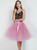 Rubber Red Puff Tulle Tutu Skirt 