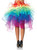 Colorful rainbow puffy tutu skirt with layered American nylon net for parties