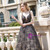 A-Line Black Lace Spaghetti Straps Backless Prom Dress