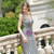 Gray Mermaid Tulle V-neck Backless Beading Sequins Prom Dress