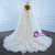 White Tulle Sequins High Neck Long Sleeve Wedding Dress White Tulle Sequins High Neck Long Sleeve Wedding Dress