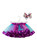 Blue + Purple+ Fuchsia Tulle Tutu Skirts