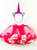 Girls Fuchisa + Pink Tulle Tutu Skirts 