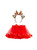 Girls Christmas Red Tulle Tutu Skirt
