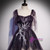 Light Purple Tulle Sequins Straps Beading Prom Dress