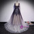 Light Purple Tulle Sequins Straps Beading Prom Dress