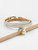 Faux Pearl Detail Double Layer PU Bracelet