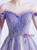 In Stock:Ship in 48 Hours Purple Tulle Pleats Beading Prom Dress