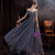 In Stock:Ship in 48 Hours Dark Blue Off the Shoulder Prom Dress