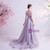 In Stock:Ship in 48 Hours Purple Tulle Beading Prom Dress