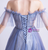 In Stock:Ship in 48 Hours Blue Tulle Beading Pleats Prom Dress