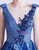 In Stock:Ship in 48 Hours Blue Tulle Sequins Beading Formal Prom Dress