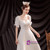 In Stock:Ship in 48 Hours White Satin Square Short Sleeve Wedding Dress