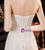 In Stock:Ship in 48 Hours Ivory White Strapless Pearls Wedding Dress