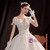 In Stock:Ship in 48 Hours White Sequins Beading Wedding Dress