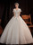 In Stock:Ship in 48 Hours White Sequins Beading Wedding Dress