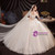In Stock:Ship in 48 Hours Ball Gown Tulle Off the Shoulder White Wedding Dress