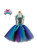 Girls Mermaid Costume Birthday Tutu Dress 