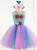 Girls Seashell Flowers Tulle Tutu Dress