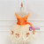 Girls Orange Tulle Tutu Dress