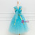 Blue Tulle Tutu Girl Paty Dress