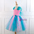 Pink Blue Halloween Tulle Tutu Dress