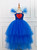 Blue Tulle Love Girl Party Dress