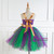 Girls Starfish Shell Tulle Tutu Party Dress