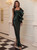 In Stock:Ship in 48 Hours Green Mermaid Sequins One Shoulder Party Dress