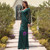 In Stock:Ship in 48 Hours Sexy Green Sequins V-neck Long Sleeve Party Dress