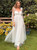 In Stock:Ship in 48 Hours White Tulle Long Sleeve Party Dress