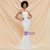 In Stock:Ship in 48 Hours Cheap White Mermaid Strapless Party Dress