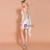 In Stock:Ship in 48 Hours Silver Sequins V-neck Party Dress