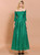 In Stock:Ship in 48 Hours Green Sequins Off the Shoulder Party Dress