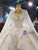 White Ball Gown Sequins Strapless Beading Wedding Dress With Shawl