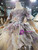 Champagne Gray Tulle Appliques Beading Flower Girl Dress