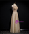 Champagne Tulle Hand Work Beading Long Prom Dress