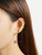 Feather Design Stud Ear Climber 1pc