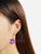 Rhinestone Detail Curved Bar Ear Climber 1pc
