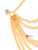 Rhinestone Detail Chain Ear Cuff 1pc