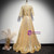 Gold Sequins Short Sleeve Prom Dress With Belt