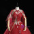Dark Red Tulle Sequins V-neck Appliques Quinceanera Dress