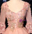 Pink Tulle V-neck Short Sleeve Appliques Quinceanera Dress