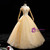 Gold Tulle Off the Shoulder Beading Appliques Quinceanera Dress