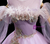 Light Purple Tulle Long Sleeve Appliques Pleats Feather Quinceanera Dress