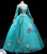 Peacock Blue Tulle Off the Shoulder Long Sleeve Appliques Quinceanera Dress